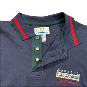 Vintage Polo Men's XL 90s NOLA New Orleans Preppy USA Made‎ 100% Cotton Casual
